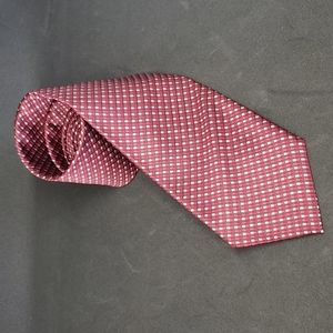 Black boss red tie